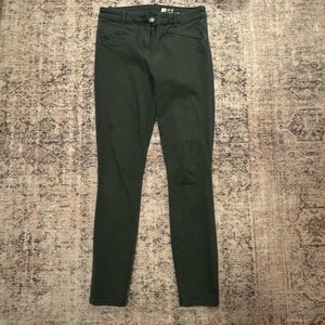 Dark Green/Gray stretch skinny pants size 6 Gap